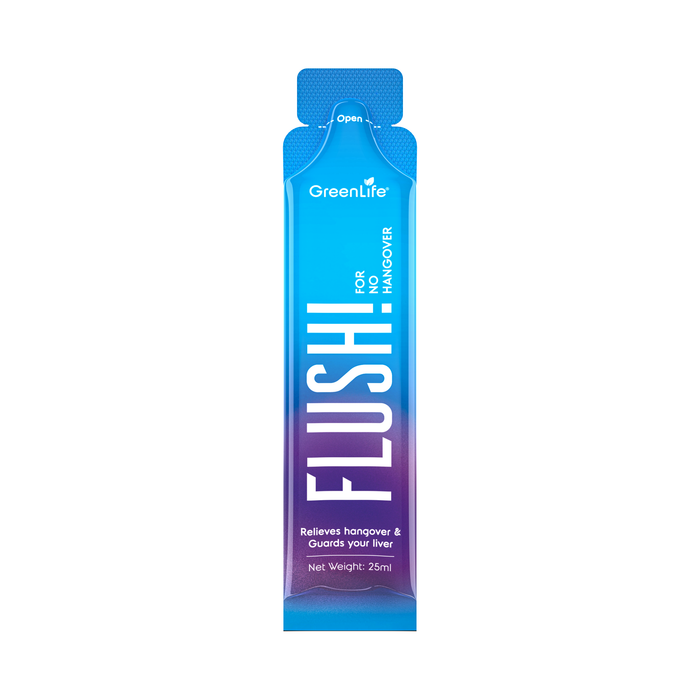 FLUSH!: Relieves Hangover & Guards Your Liver