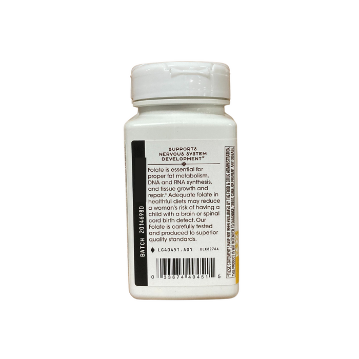 Folate (previously Folic Acid 800 mcg)