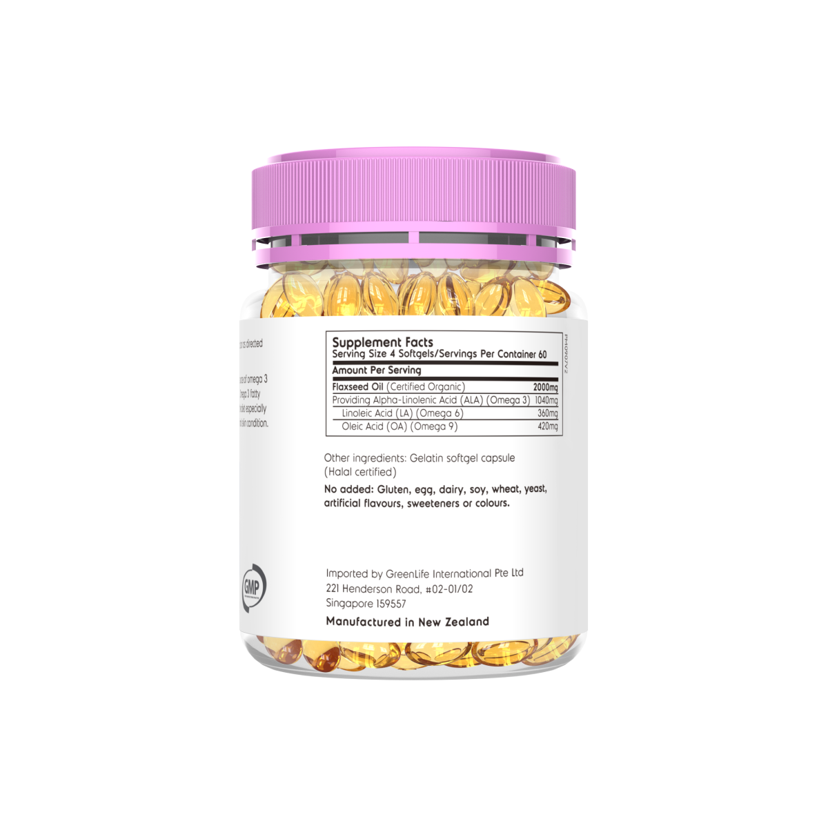 Organic Flaxseed Oil - GreenLife Singapore