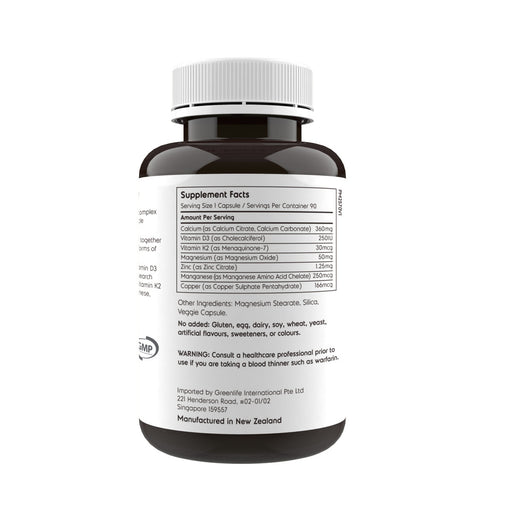 Strong Bone & Muscle Health (Calcium + Magnesium) - GreenLife Singapore
