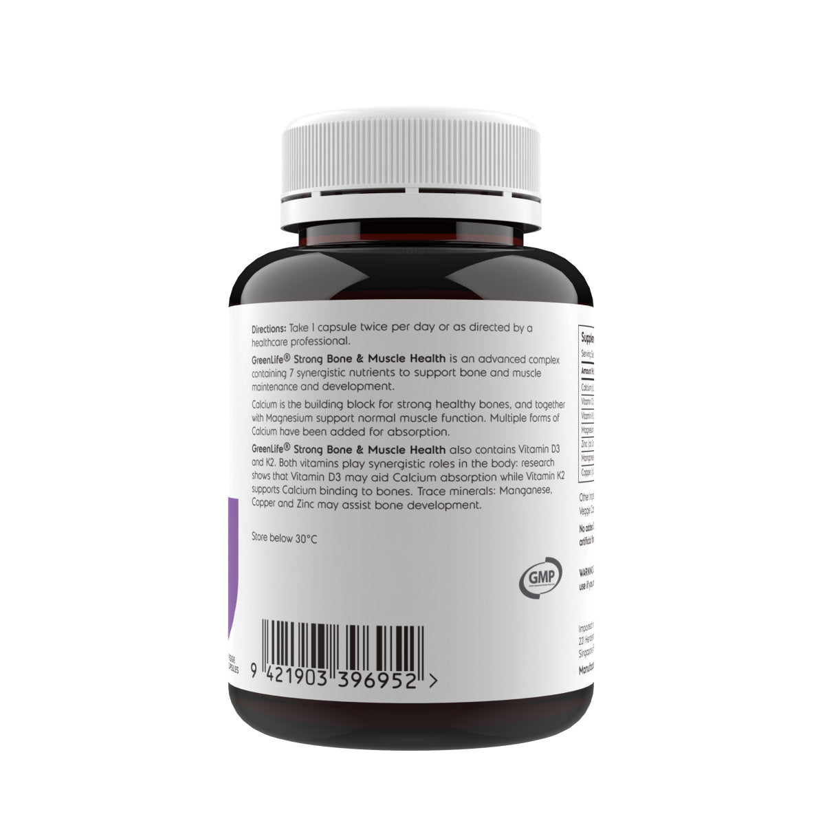 Strong Bone & Muscle Health (Calcium + Magnesium) - GreenLife Singapore