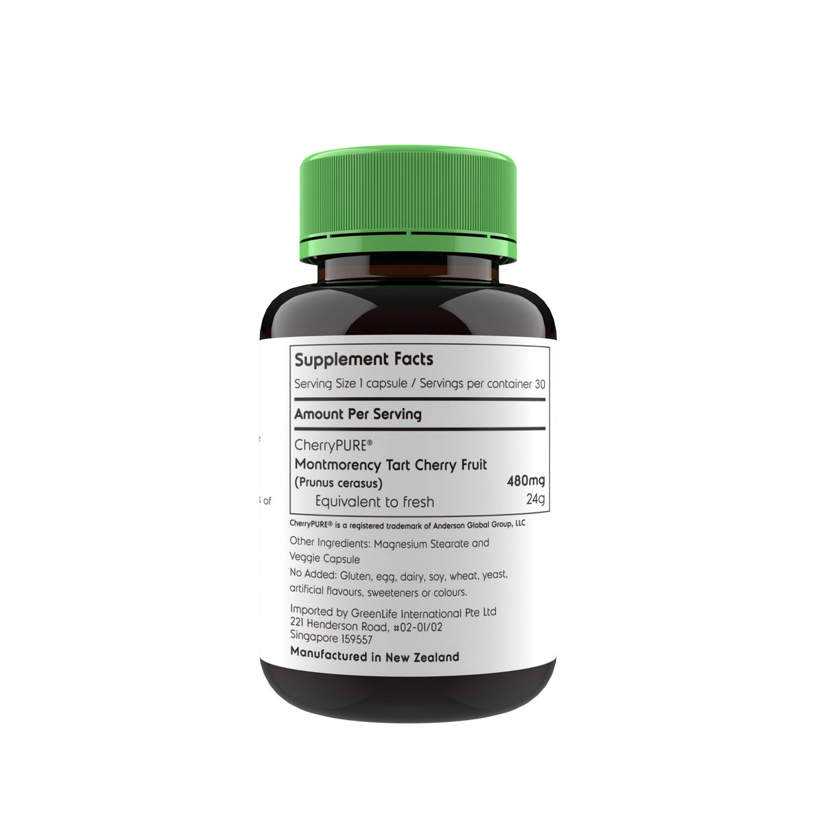 Tart Cherry with CherryPure - GreenLife Singapore