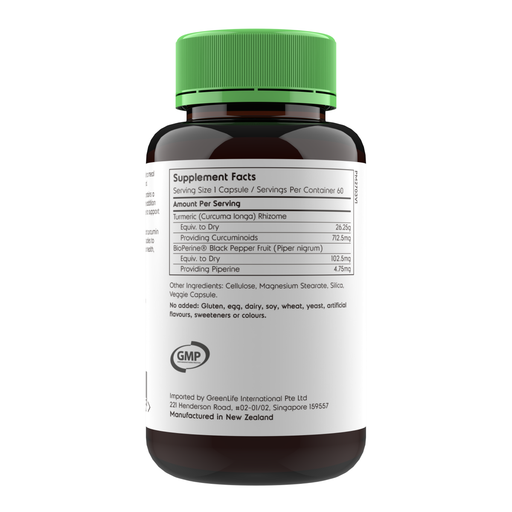 Turmeric Extra Strength with BioPerine® - GreenLife Singapore